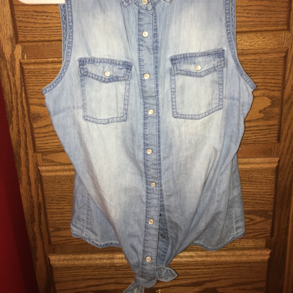 Jean tank top